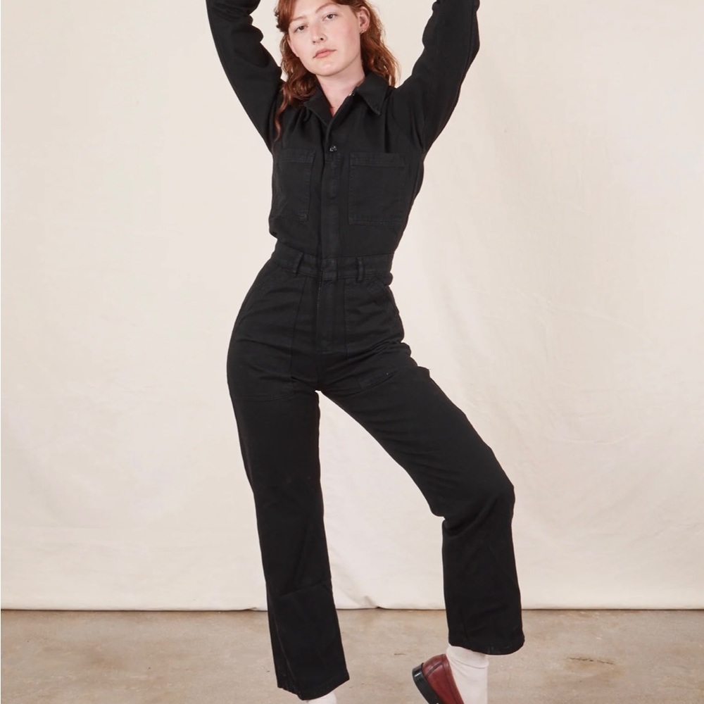 Big Bud Press Basic Black Everyday Jumpsuit Size M.